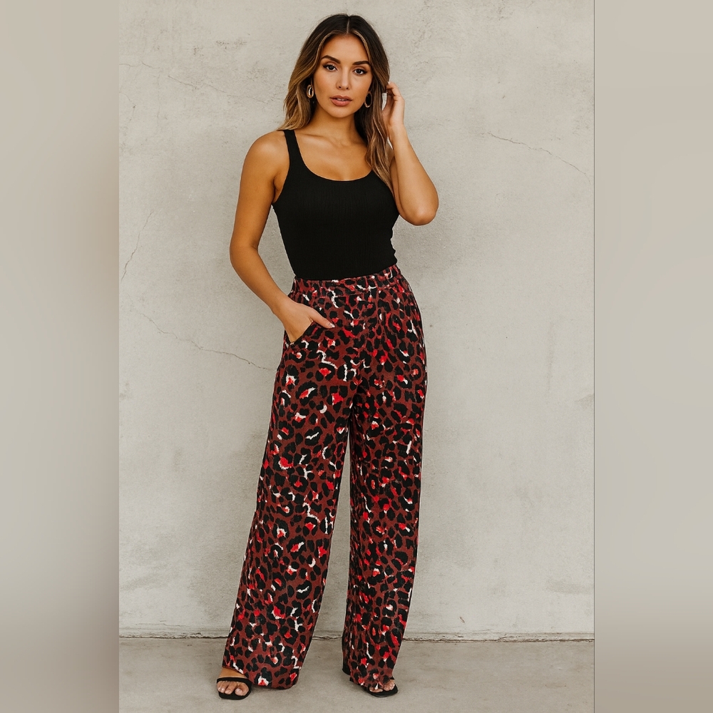 Missguided Animal Print Pants | Leopard Print Trousers